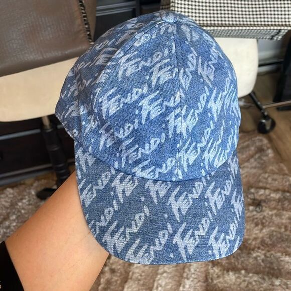 Denim hat Fendi main image 4